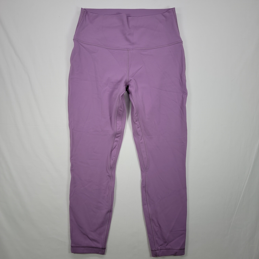 Lululemon High Rise Crop Leggings Lavender Size 12